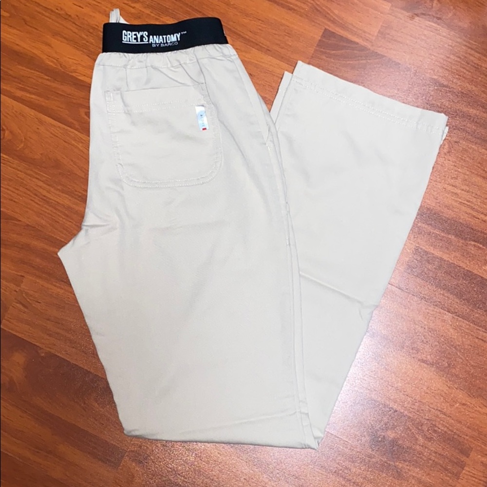 Greys anatomy beige scrub pants size s